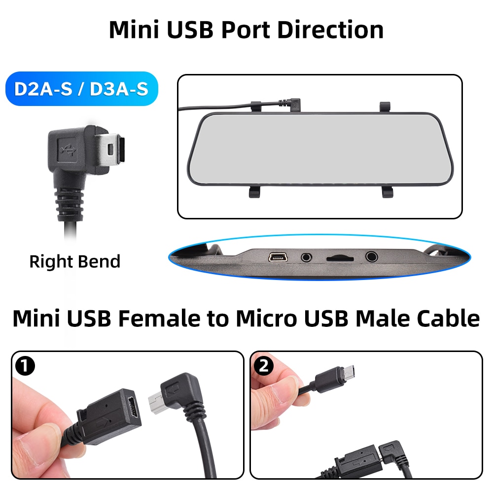 dash cam without power cable