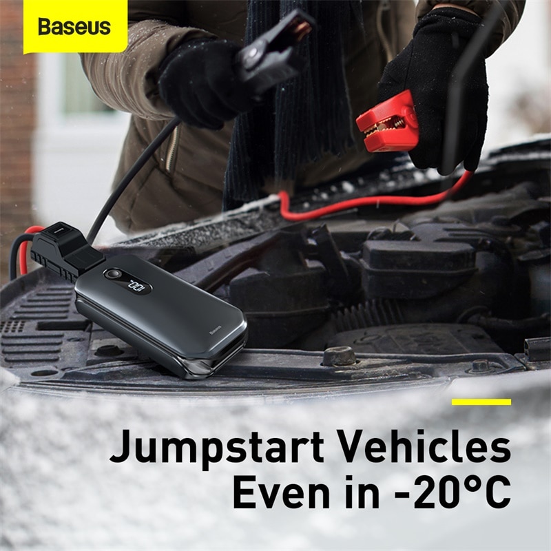 baseus 12000mah car jump starter